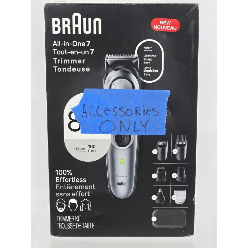 Braun All In One 7 Rechargeable Body Beard & Hair ACCESSORIES ONLY